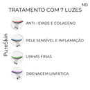 Dispositivo de Beleza Facial e Pescoço PureSkin - Com Luz LED e Aquecimento (LEVE 2 E ECONOMIZE 50%)