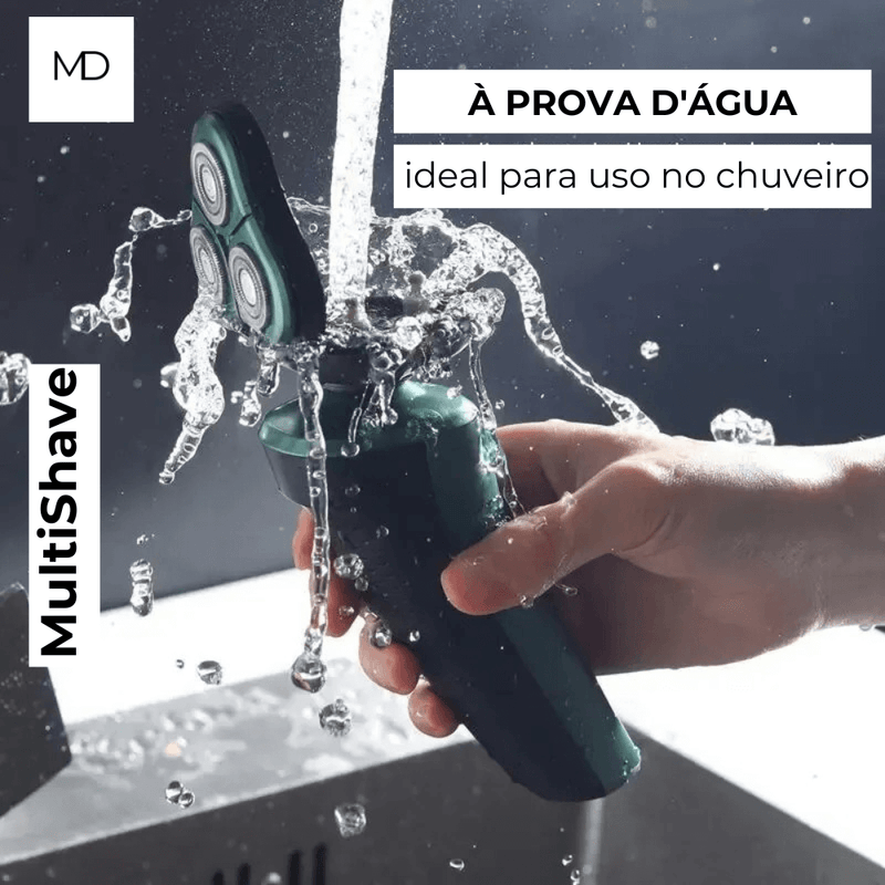 Aparador MultiShave - Prazer e Conforto de Barbear Sem Esforço (4 EM 1)