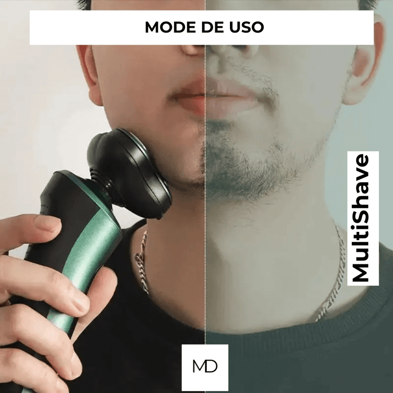 Aparador MultiShave - Prazer e Conforto de Barbear Sem Esforço (4 EM 1)